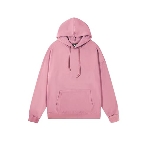 Oversized Hoodies for Men Fall Winter Casual Drop Shoulder Long Sleeve Basic Pullover Hooded Sweatshirts with Pocket