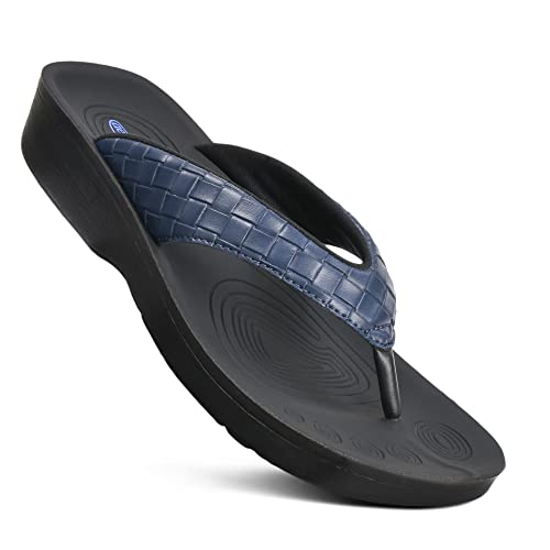 Image of AEROTHOTIC Comfortable Arch Support Flip Flops for Women Orthotic Sandals