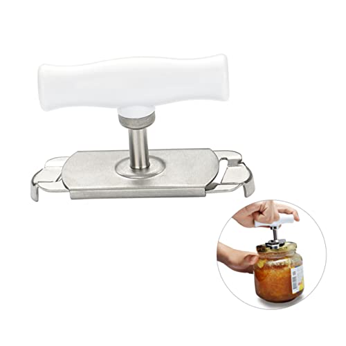 Luxshiny Abridor De Latas De Vidro 2 Peças Abridor De Jarras Abridor Antiderrapante Ferramenta De Re