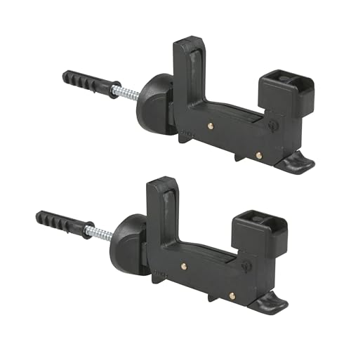 Bricoleva Tope Persianas Exterior con Taco y Anclaje - Resistente a los Agentes Atmosféricos - Apto para Marcos con Grosor de 35-45 mm - Accesorio Tope Persianas (Automático)