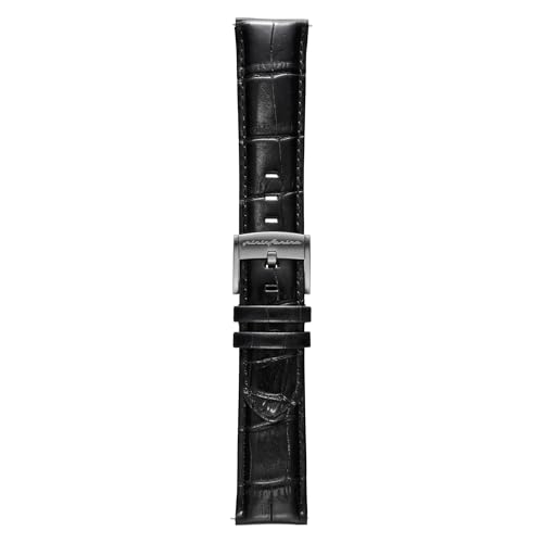 Bracelet montre connectée Pininfarina cuir croco 22mm pour le bureau et le quotidien