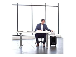 Fellowes distruggi documenti a frammento LX85, 12 fogli, per casa e piccolo ufficio, uso personale, cestino da 19 litri, distruggidocumenti con tecnologia Safesense, nero
