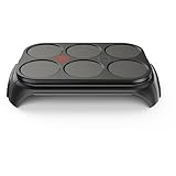 Crepa eléctrica Tefal Crep'Party Neo 6 - 1000 W - 6 panqueques - Negro