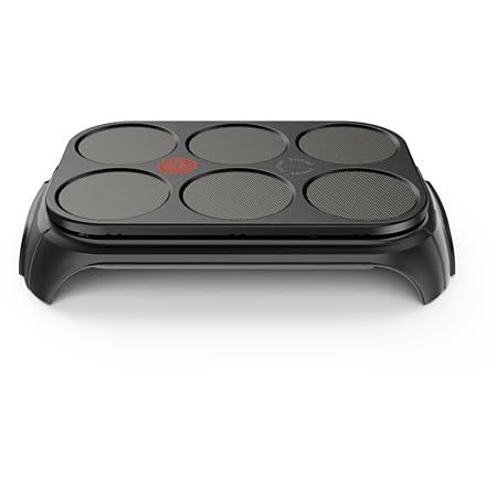 Crepa eléctrica Tefal Crep'Party Neo 6 - 1000 W - 6 panqueques - Negro