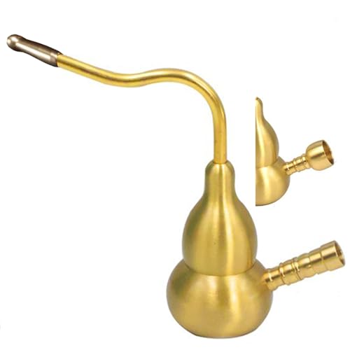 BETEAM Mini Brass Hookah Set Water Pipe for Smoker Gifts