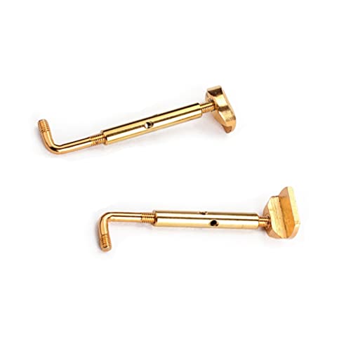 SAFIGLE 2 Peças Parafuso De Descanso De Queixo Para Violino Viola Braçadeira Parafuso Cobre B15