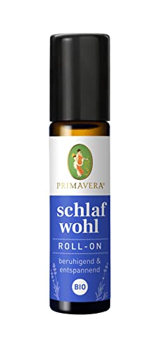 PRIMAVERA Schlafwohl Aroma Roll-On bio 10 ml - Lavendel-, Vanille und Neroliduft - Aromatherapie für Unterwegs - entspannend - vegan