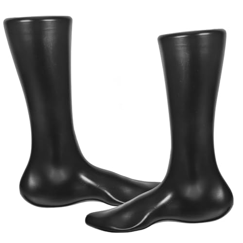 SOLUSTRE 2Pcs Sock Foot Models Realistic Sock Display Props for Men Mannequin Foot Holders for Shops and Stores for Showcasing Ankle Socks and Novelty Socks