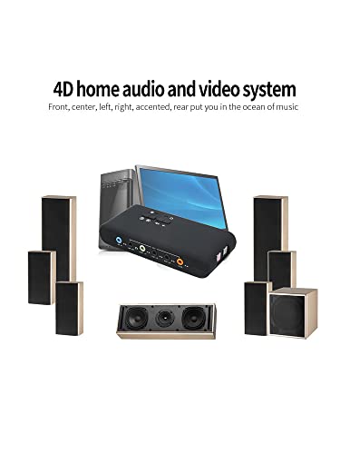 7.1 Usb 3.5Mm Sound Card I/O 48Khz Sample Rate 8Ch Dac And 2Ch Adc Via S/Pdif Input And Output With Loop-Back Support Standalone Cmedia Software For Windows Only #TOP7