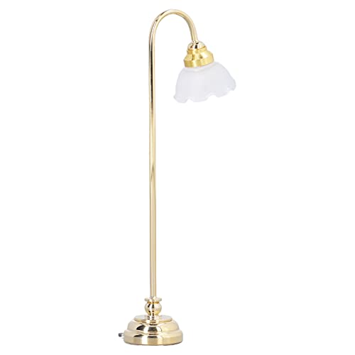 Lampadaire Miniature Décoration Maison de Poupée Vintage Échelle 1/12