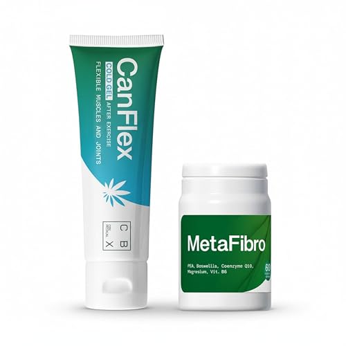 Pack Confort Articulaire MétaFibro et Gel Canflex Menthe Eucalyptus pour Mobilité