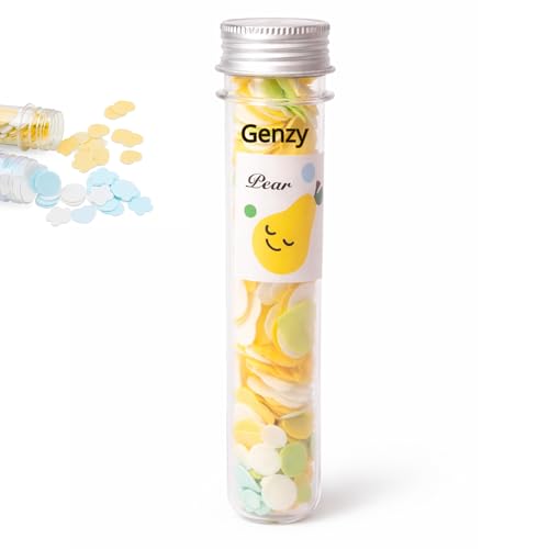 Image of Genzy Portable Paper Soap Sheets Tube Pack of - Disposable Travel Hand Wash Soap Strips, Mixed Fragrance Flower Design Pocket Soap Sheets for Kids, School, Camping & Outdoor Use (MULTICOLOR, PACK OF 1)