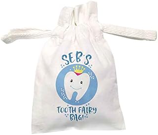 Flox Creative Organic Drawstring Pouch Personalised Tooth Fairy Bag