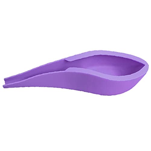 Hamwesh Orinatoio Femminile Portatile con Scatola/Coperchio Orinatoio in Silicone Facile da Pulire per Donna, Adatto per attività All'aperto - Blu (Violaceo)