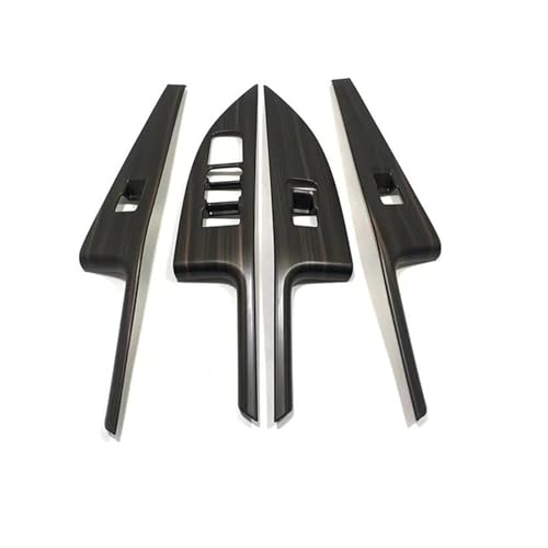 Couvercle de commande de vitre pour Evos 2022 2023, garniture de lève-vitre ABS marron