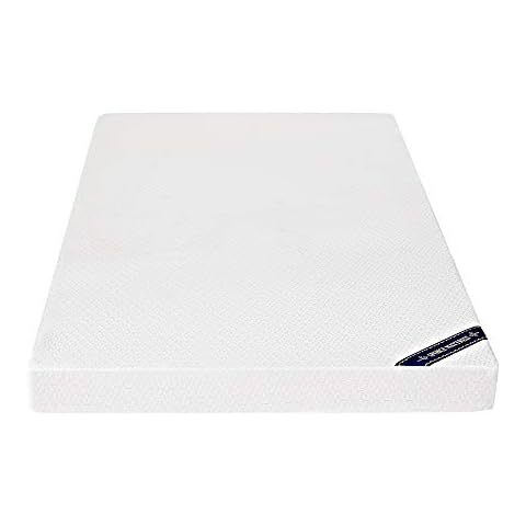 Panana 3FT Single Full Foam Mattress 11cm Thick with Removable Cover White Budget Economy Foam Mattress (90x190x11cm) Cover