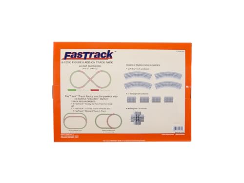 Lionel 6-12030 Fastrack Figure-8 Add-On Track Pack thumb #4