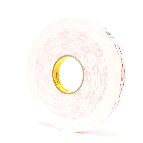 Image of 3M VHB Tape 4945, White, 3 /4 in x 36 yd, 45 mil, 12 Rolls per case