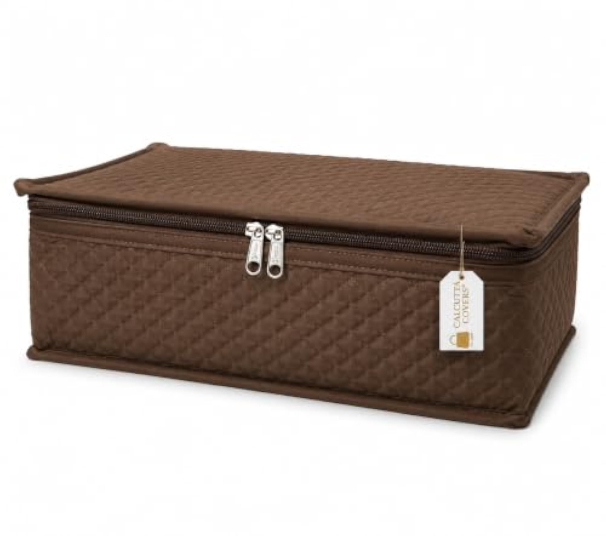 Satin Quilted Jewellery Organizer Box, All-in-One Travel Kit