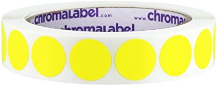 PARLAIM 1000 Pack 0.5 Inch Round Dot Stickers - Pink Color-Coding Labels, Self-Adhesive Circle Dots