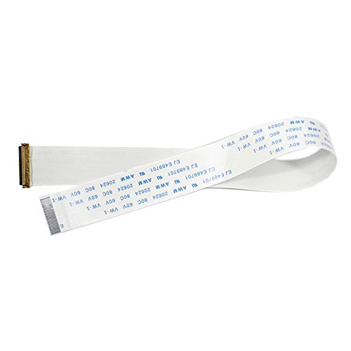 VSDISPLAY 30 Pins edp Signal Cable for 11.6" 14" 15.6" 17" 1366x768 1920x1080 eDP LCD Screen,White