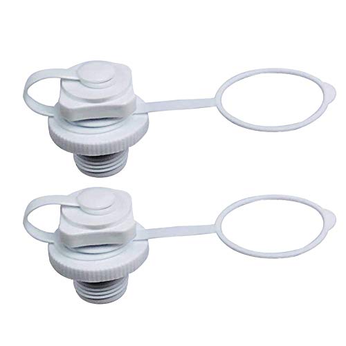 SparY Boquilla Aire, 2 Piezas Recambio Balsa Adaptador Accesorios para Barco Inflable Canoa Colchón Seguridad PVC Deportivo Kayak - como Imagen Mostrar