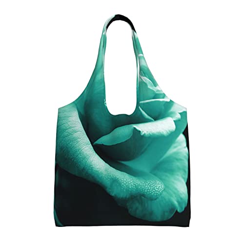 Sac fourre-tout en toile Debou rose | Sac à main d'épicerie noir et esthétique de taille unique