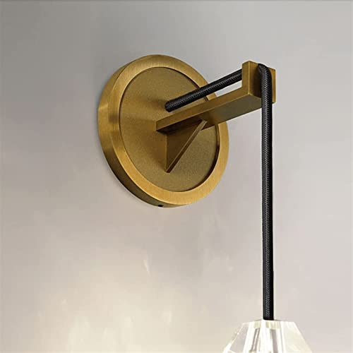Lámpara de pasillo de pared simple y creativa para iluminación interior oro 4
