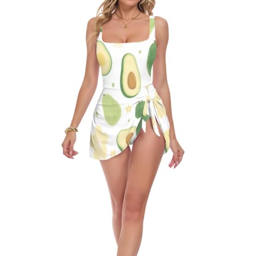 Maillot de bain une pièce femme confortable galbant vert avocat