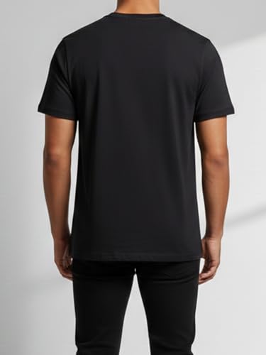Image of Dollar Easy Fit Cotton Blend Pack of 1 Solid Men's Round Neck T-Shirt