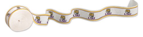 Creative Converting Lsu Tigers Rolo de papel crepom Streamer de 10 metros