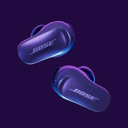 Image of Bose QuietComfort Ultra Earbuds (2nd Gen) - Wireless Noise Cancelling Earbuds with Mic, Immersive Audio, USB-C Charging, Up to 6 Hours Battery, IPX4 Rating, Midnight Violet - Limited Edition Color