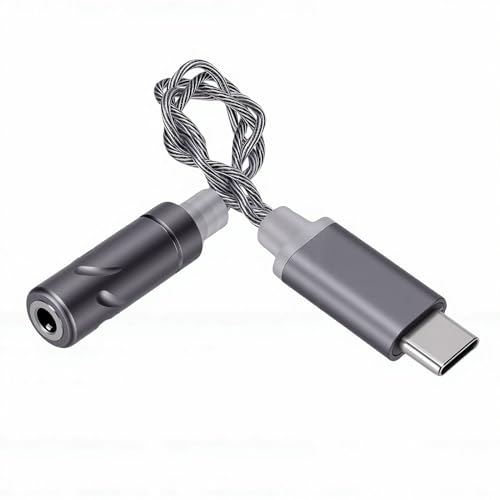 Acogedor USB C - 3.5mm �w�b�h�z���A�_�v�^�[ DAC�iiOS 15 16 17 Android �Ή��j�A�n�C���] 24bit/96kHz Type C �I�[�f�B�I�h���O���i���y�A�ʘb�A�Q�[���p�j (��)