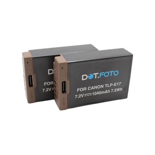 Baterías LP-E17 USB-C evitan falta de energía en Canon EOS 250D RP