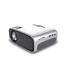 Philips NeoPix Easy+, Mini Projector, 80-inch beeldscherm, WiFi-screenmirroring, Bluetooth, ingebouwde mediaspeler, HDMI…