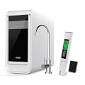 SimPure Q3-600 Tankless Reverse Osmosis System, 7 Stage Under Sink Water Filter System 600 GPD + TDS Meter Digital Water Tester