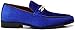 Enzo Romeo Plum05 Men's Dress Loafers Elastic Slip on with Buckle Fashion Shoes (11, Royal Blue (PC02), Numeric_11)