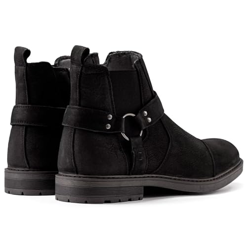 Image of Arkbird Chelsea Ankle Boots for Men Genuine Leather Oxford Casual and Formal Dress Boot