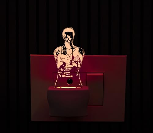 Image of Roronoa-Zoro8539 Character Plug in Night Lamp with 7 Color Changing Design