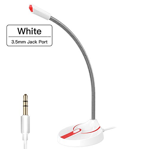 Mini microphone PC portable filaire jack 3.5mm noir pour studio speech - 6
