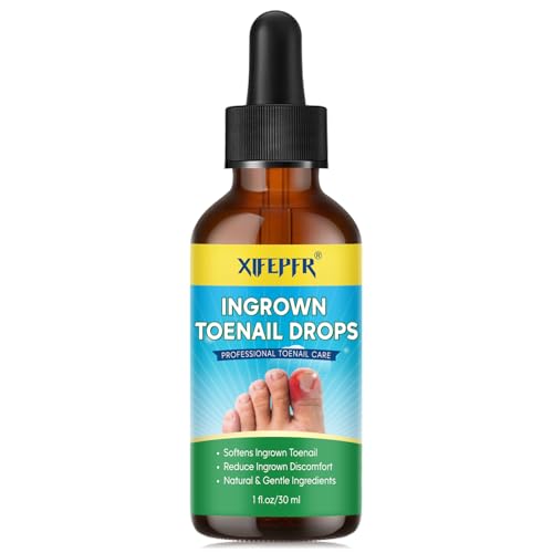 XIFEPFR Ingrown Toenail Treatment, Ingrown Toenail Reliever and Softener for Easy Trimming, Ingrown Toenail Remover, Ingrown Toenail Corrector Drops, 30ml