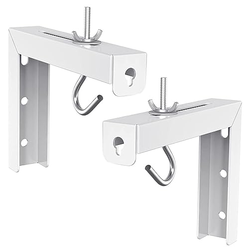 Housoutil 1 Set Projector Screen Wall Mount Bracket Easy Install Shaped Hook for Ceiling Wall Multi Functional Hanging for Home Theaters and Presentations