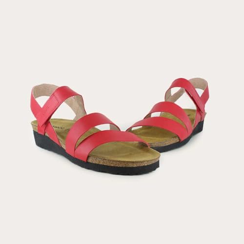 Image of NAOT Kayla Women's Sandals - Supportive 3-Strap Design with Backstrap, Cork & Latex Footbed - Arch Support - Travel-Friendly Comfortable Walking Sandals for All-Day Wear