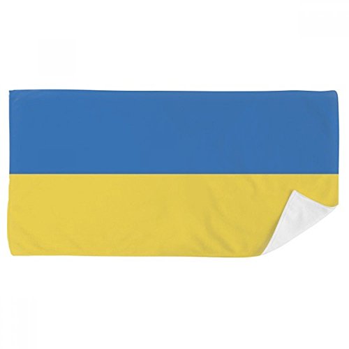 Drapeau National Ukraine serviette de bain douce 35x70cm multicolore