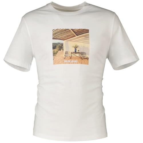 T-shirt Salsa Jeans 21008118 en maille respirante taille L pour homme