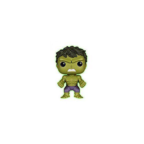 Funko - Figurine Marvel Avengers Age of Ultron - Hulk Glow in the Dark Exclu Pop 10cm - 0849803053314