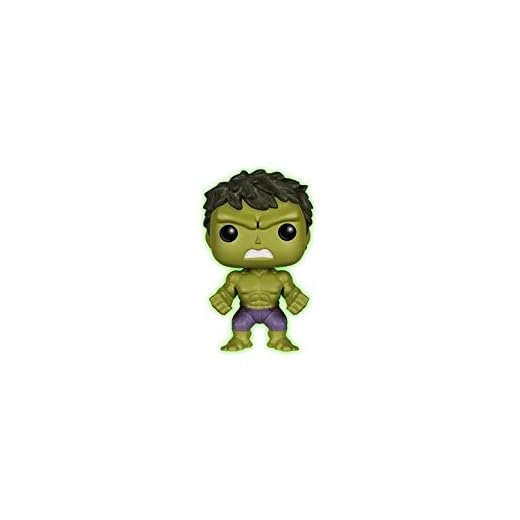 Funko - Figurine Marvel Avengers Age of Ultron - Hulk Glow in the Dark Exclu Pop 10cm - 0849803053314