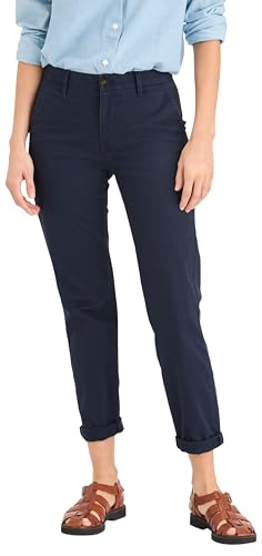 Chino slim femme coupe ajustée confortable bleu Pembroke 27W