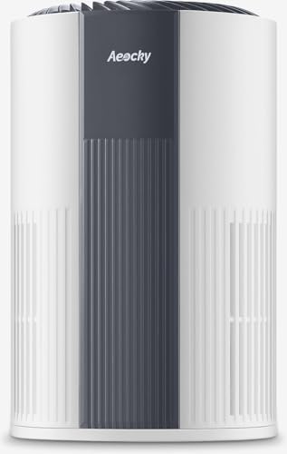 2nd Gen Turbo-Jet Design Air Purifiers for Bedroom up to 1096 Sq Ft, AEOCKY Proprietary YearChange Filter Tech, with Multi Effect Filter, Washable Pre-Filter, for Home, Dorm, Office, Pet