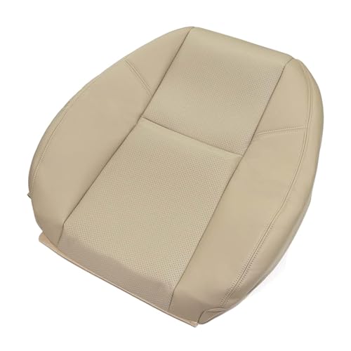 Priprilod Tan Leather Perforated Driver and Passenger Bottom and Top Lean Back Replacement Seat Cover Fit for Chevy Tahoe Suburban GMC Yukon XL 2007-2014 Fit for Cadillac Escalade 2009-2014 by Priprilod - Image 9